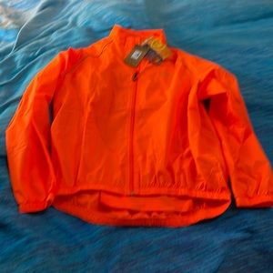 Mens XXL microlight shell, solar orange, wind breaker- New with tags! Canari